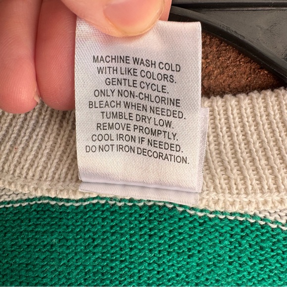 Colorful Striped Cardigan Sweater size M - Picture 5 of 9